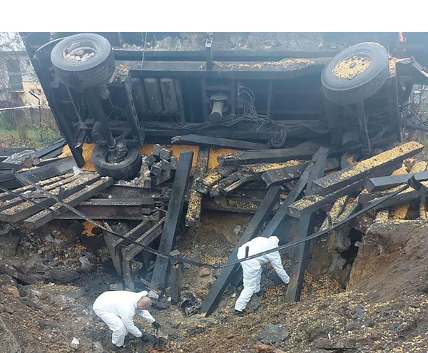 A rocket hit Poland...