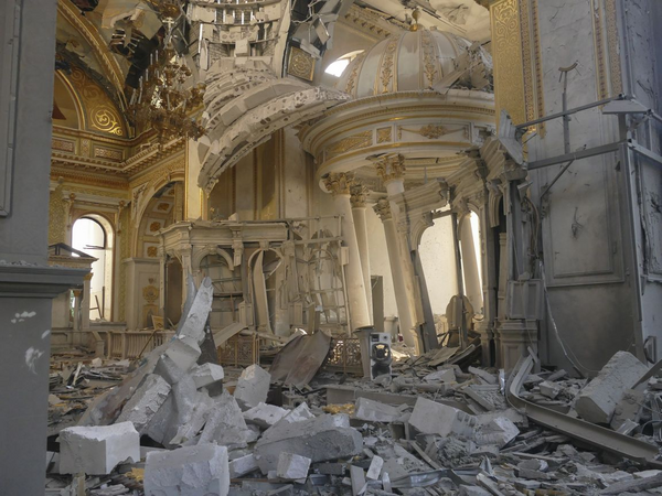 Mr Putin went to church...